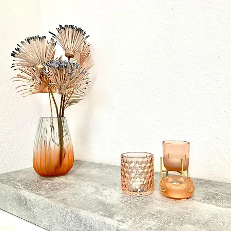 Cottbus-apartments - Apricot I Privat I Wifi I Kueche I Balkon 아파트 *